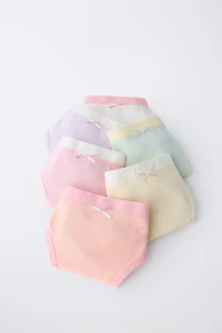 6-14 YEARS/ SIX-PACK OF CONTRAST UNDERWEAR