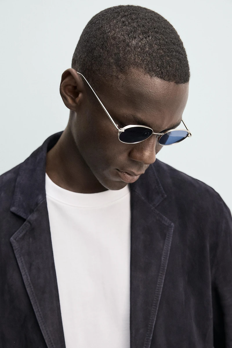 LUNETTES DE SOLEIL MÉTALLIQUES OVALES