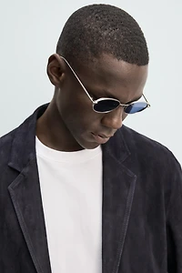 LUNETTES DE SOLEIL MÉTALLIQUES OVALES