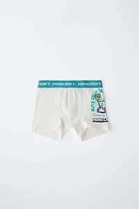 6-14 YEARS/ TWO-PACK OF MINECRAFT © MOJANG AB BOXERS