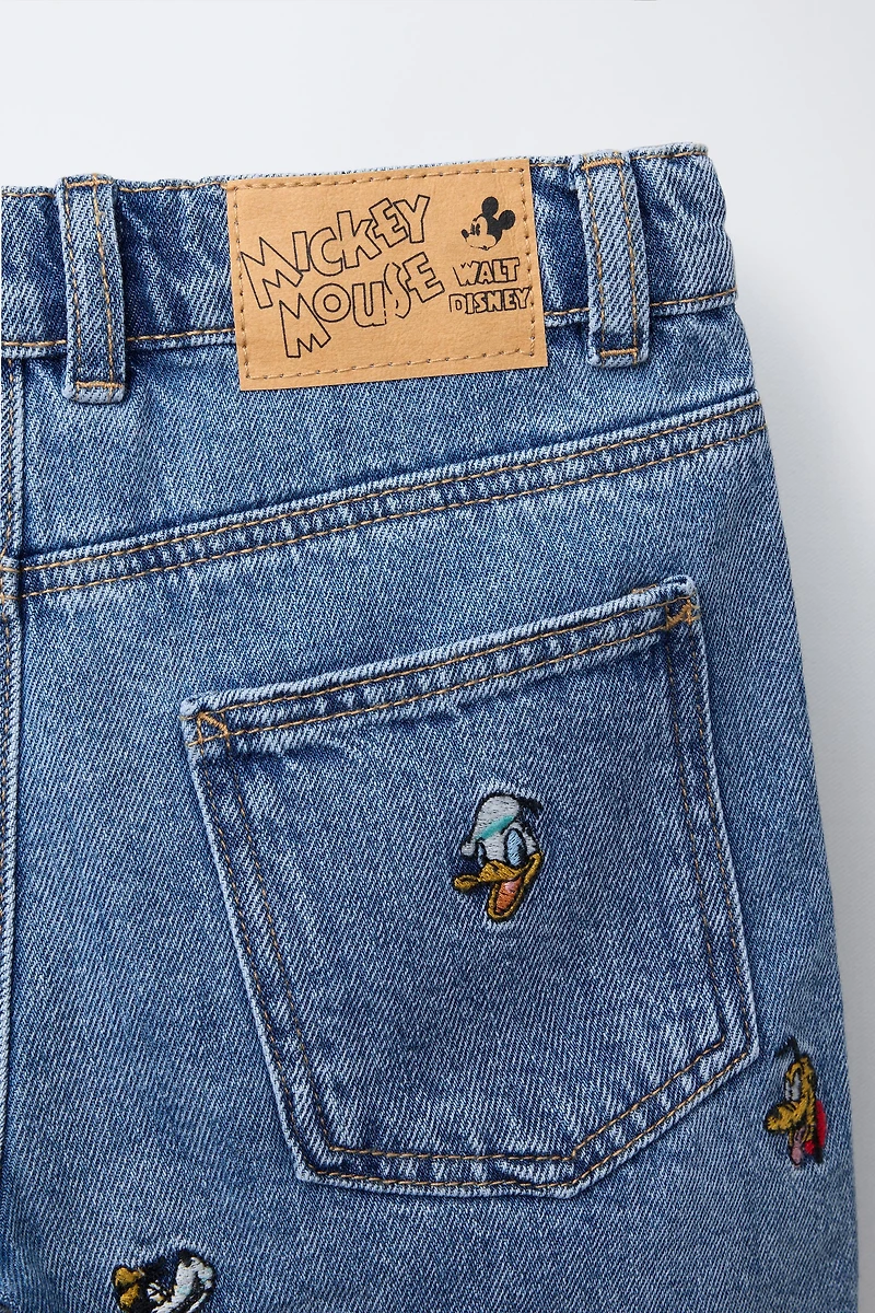 MICKEY MOUSE AND FRIENDS © DISNEY DENIM BERMUDA SHORTS