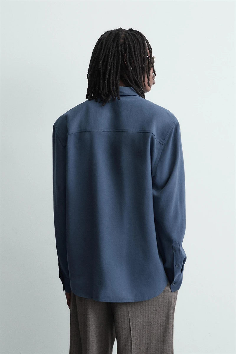 CHEMISE FLUIDE À POCHES