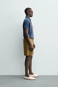 WASHED REGULAR FIT PIQUÉ POLO