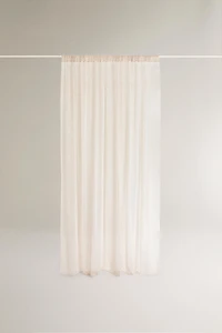 LOW OPACITY DOUBLE-WIDE FINE CURTAIN