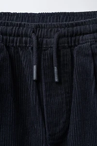 CORDUROY CARGO PANTS