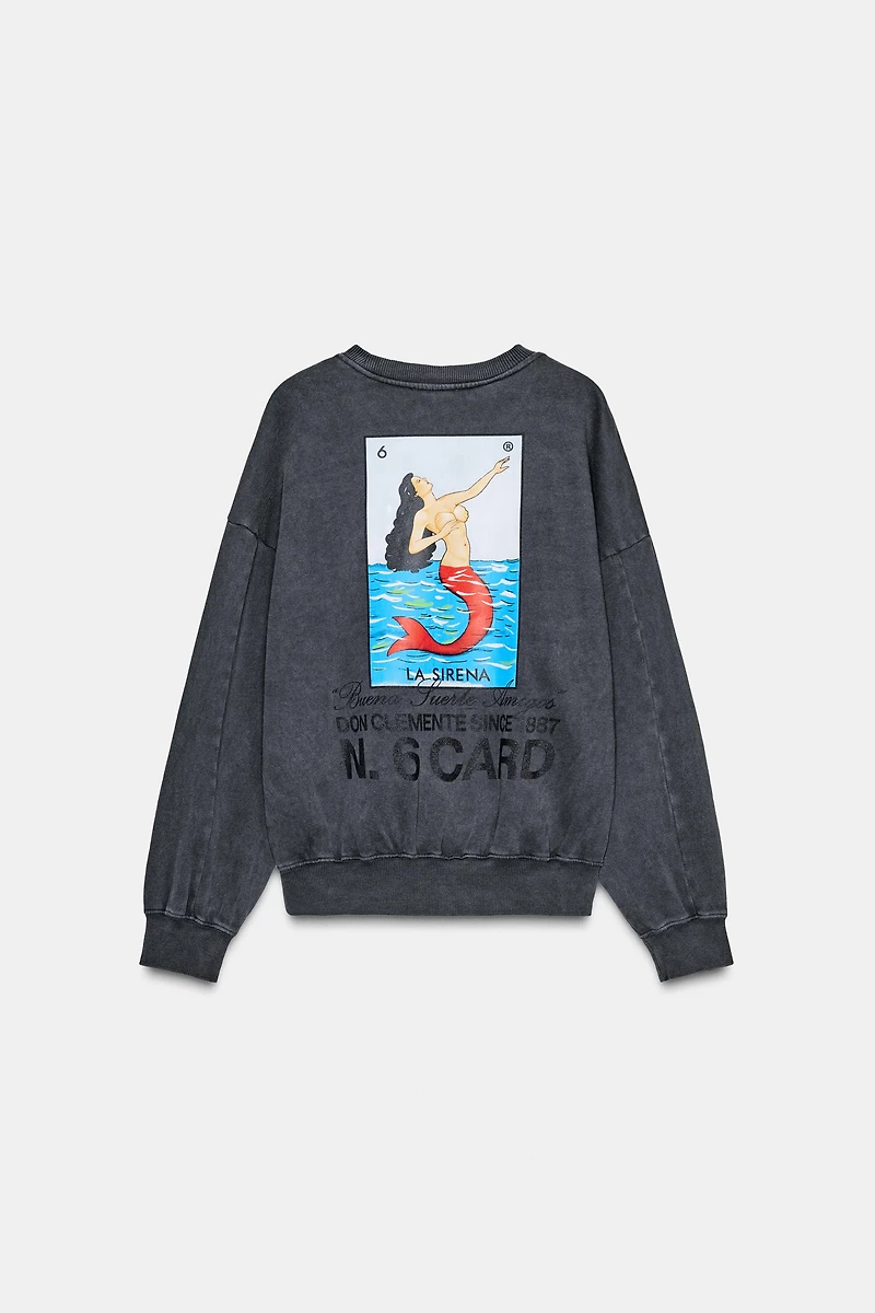 DON CLEMENTE® WASHED EFFECT SWEATSHIRT