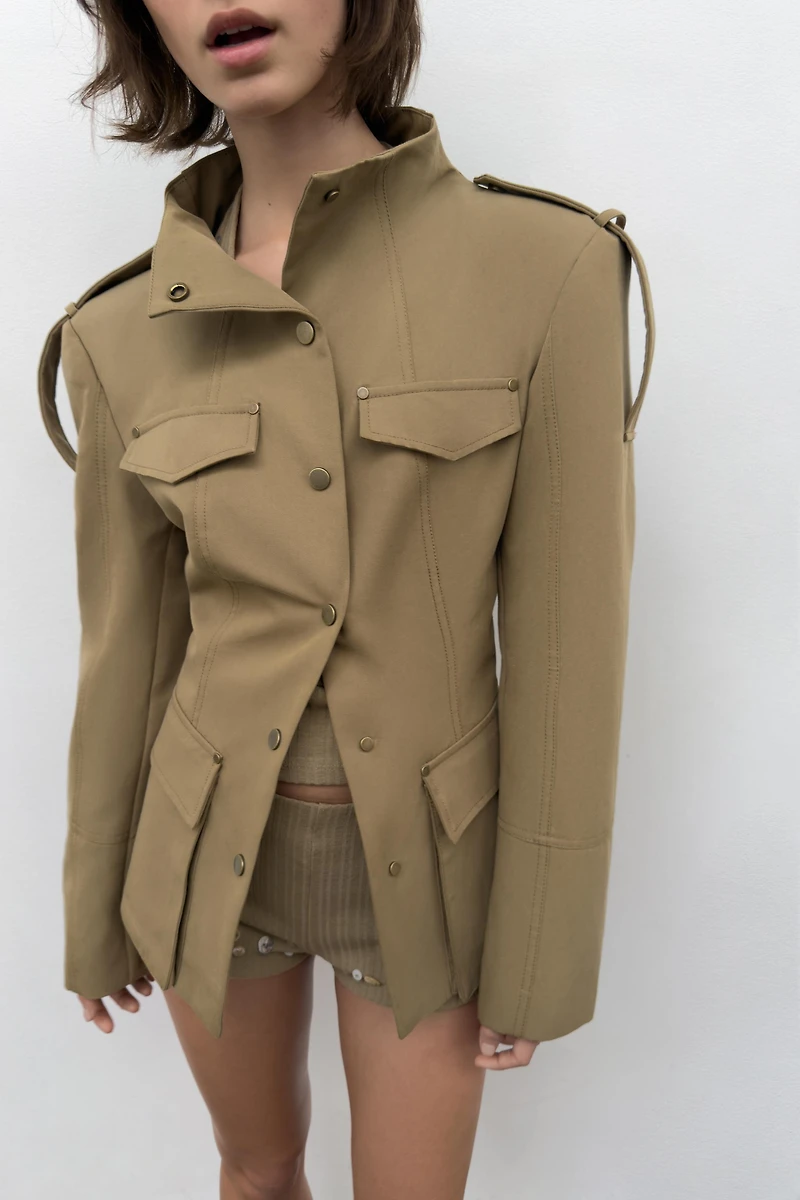 TAILORED BLAZER WITH TABS
