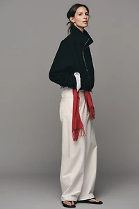 STAND-UP COLLAR BOMBER JACKET