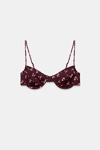 HAUT DE BIKINI À ARMATURES IMPRIMÉ FLEURI