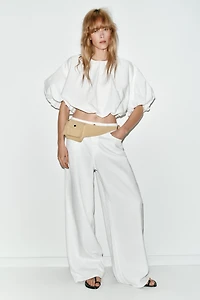 BALLOON POPLIN TOP