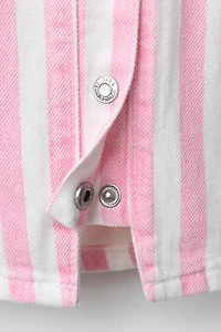 STRIPED SERGE TOP