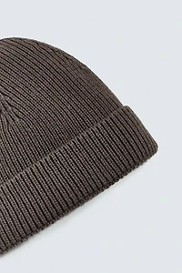 COTTON-CASHMERE KNIT HAT