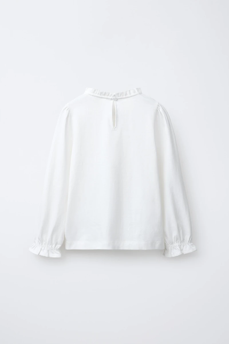T-SHIRT ROMANTIQUE EN DENTELLE