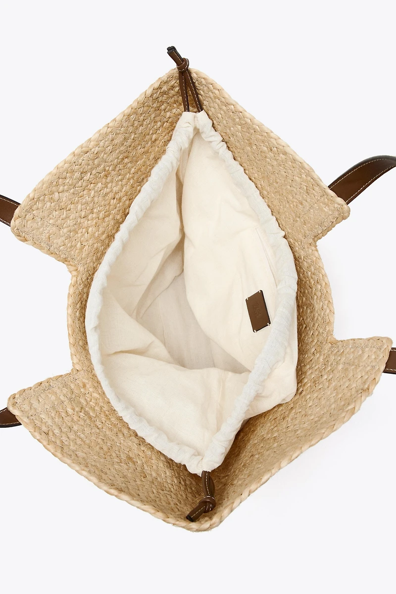 WOVEN SHOPPER BAG