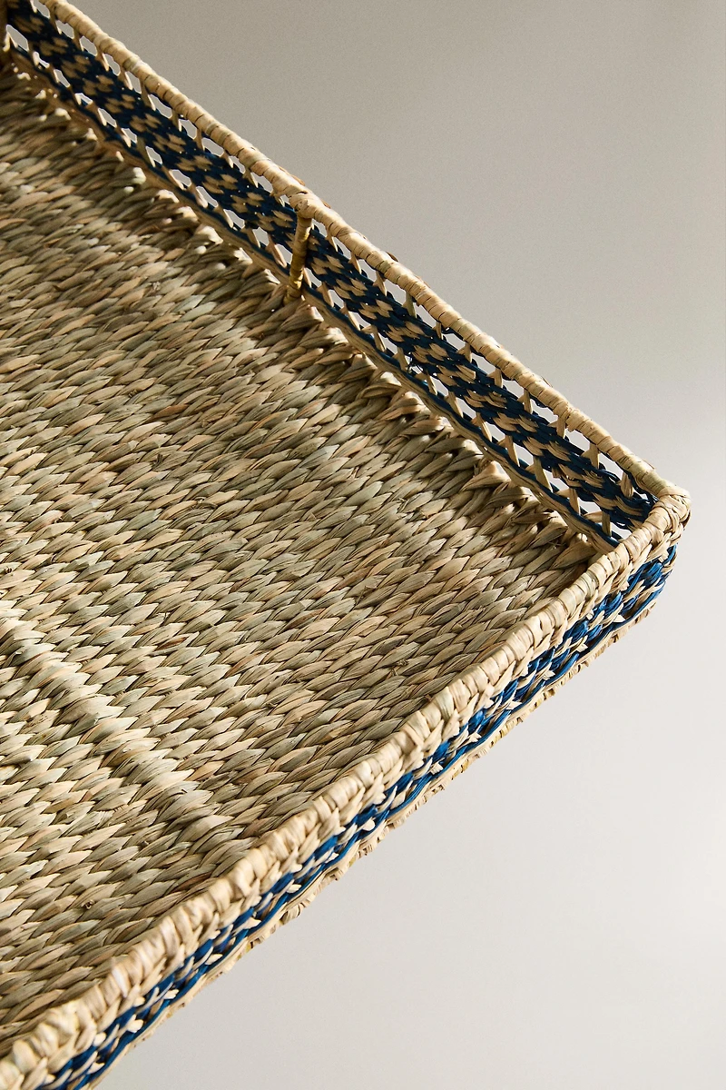 RECTANGULAR SEAGRASS TRAY