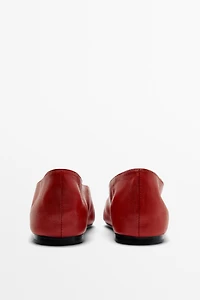 Soft leather ballerinas