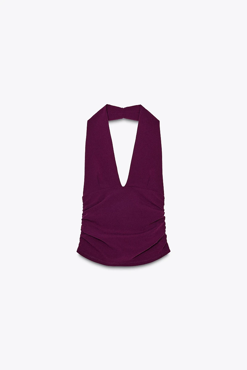 TOP HALTER PLIS