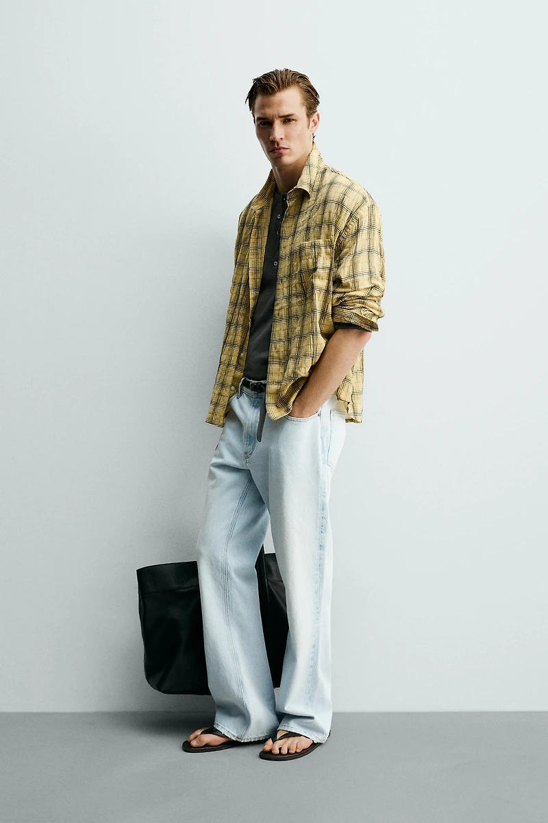 CHEMISE RELAXED FIT À CARREAUX