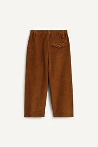 LIMITED EDITION CORDUROY PLEATED PANTS