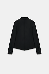 ZW COLLECTION STRAIGHT BUTTON BLAZER