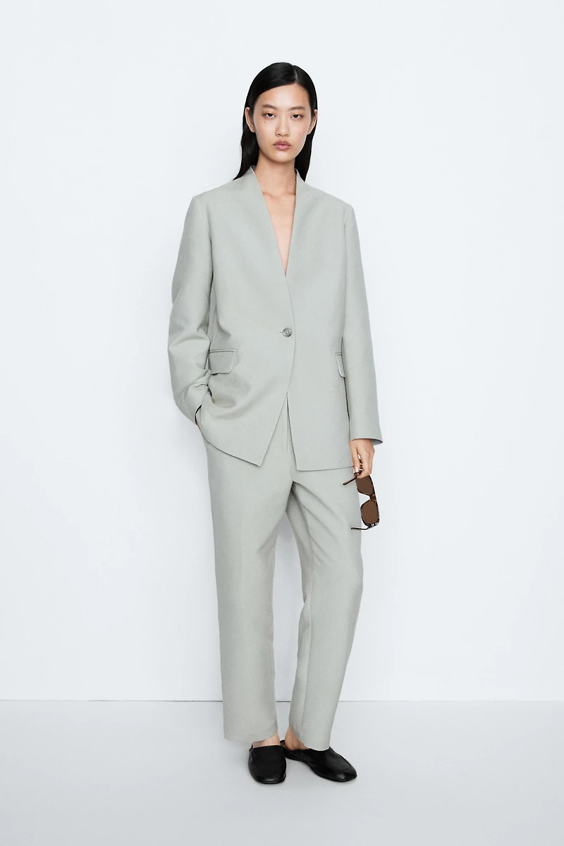Suit blazer with button detail - STUDIO
