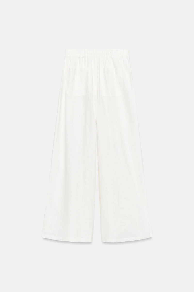 PANTALON LARGE À PINCES