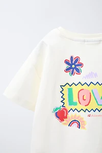 T-SHIRT À INSCRIPTION IMPRIMÉE