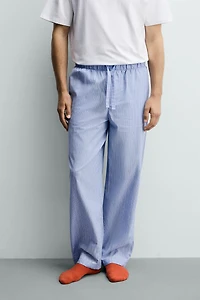STRIPED PANTS PAJAMA SET