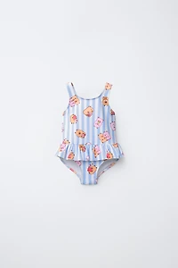 2-6 ANS/ MAILLOT DE BAIN À RAYURES CAPIBARA CAPYFUN ©