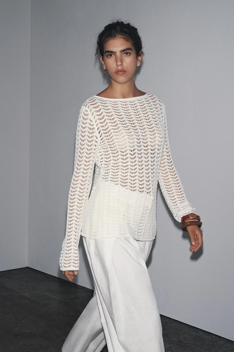 PULL EN MAILLE STRUCTURÉ