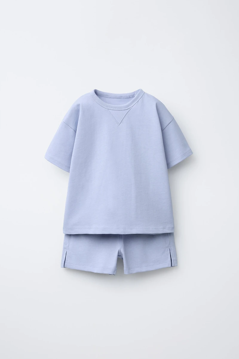 ENSEMBLE DE JOGGING T-SHIRT ET BERMUDA UNI