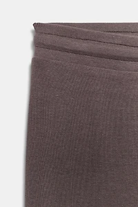PANTALON DROIT CÔTELÉ
