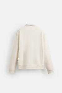 SWEAT COL ZIPPÉ BASIQUE