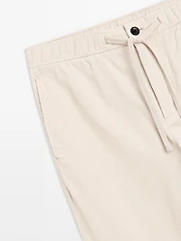 Pantalon de jogging en velours côtelé