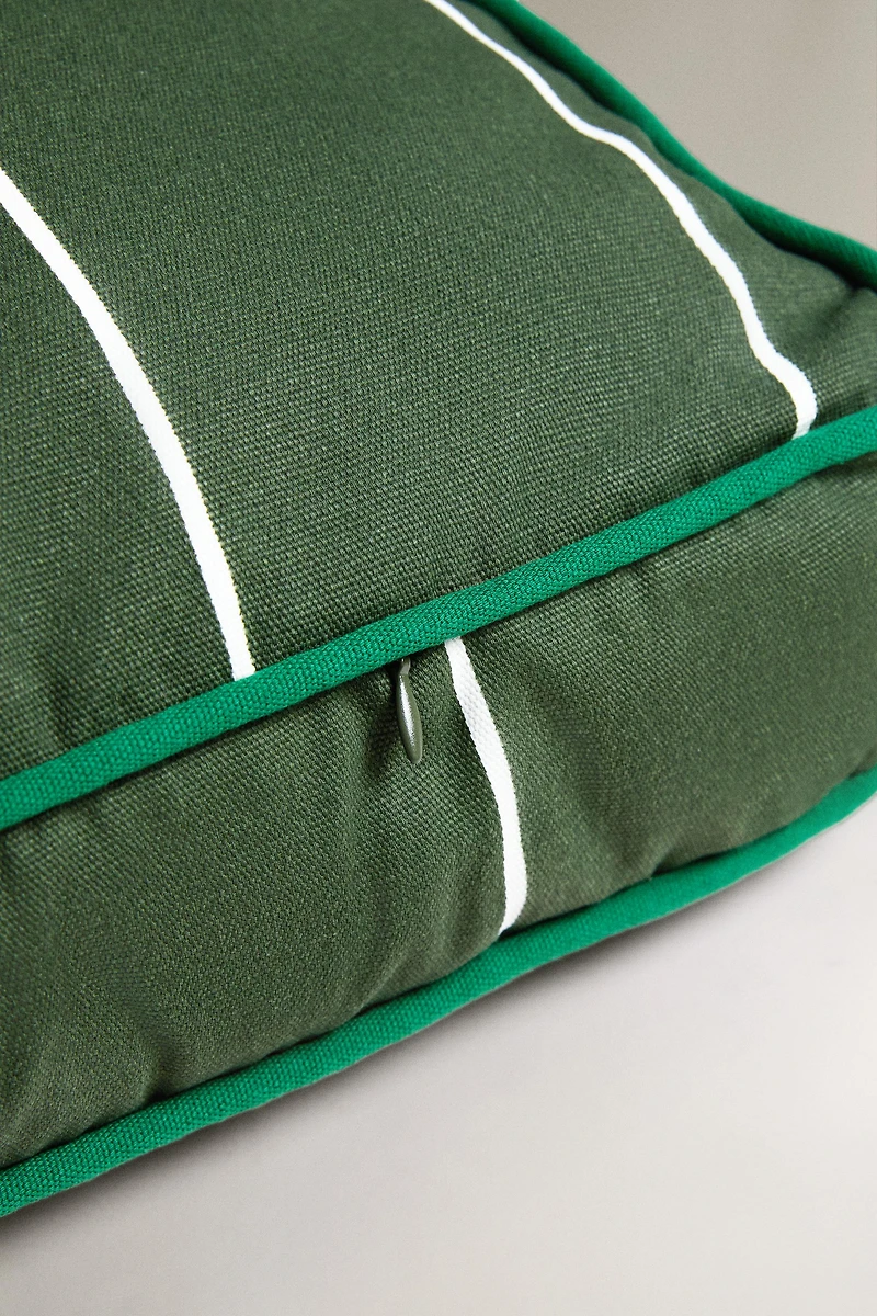 STRIPED CHAIR CUSHION