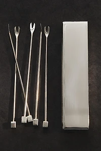 APPETIZER CHOPSTICKS SET WITH METAL BOX (SET OF 6)