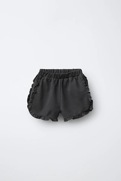RUFFLED SHORTS
