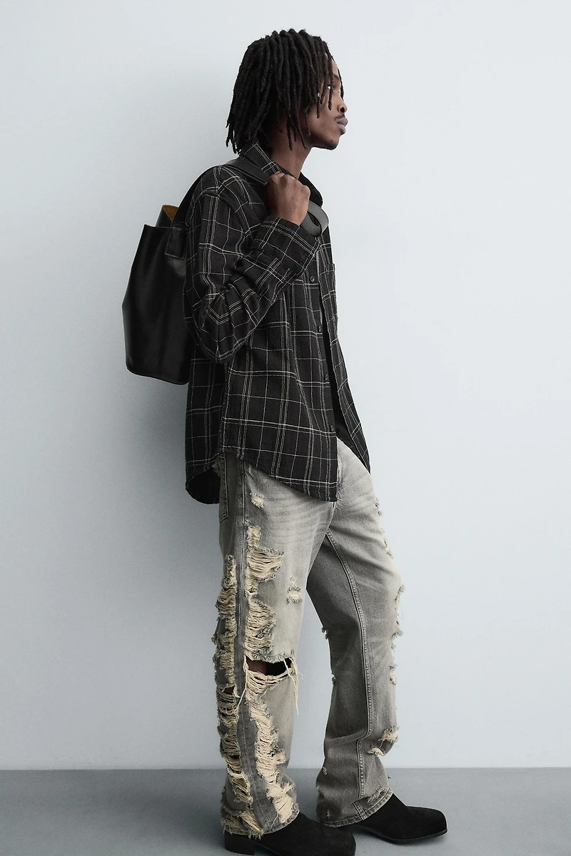 PLAID OVERSHIRT