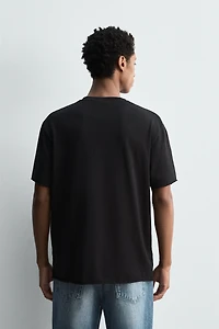 LIGHTWEIGHT T-SHIRT WITH IRREGULAR FINISH
