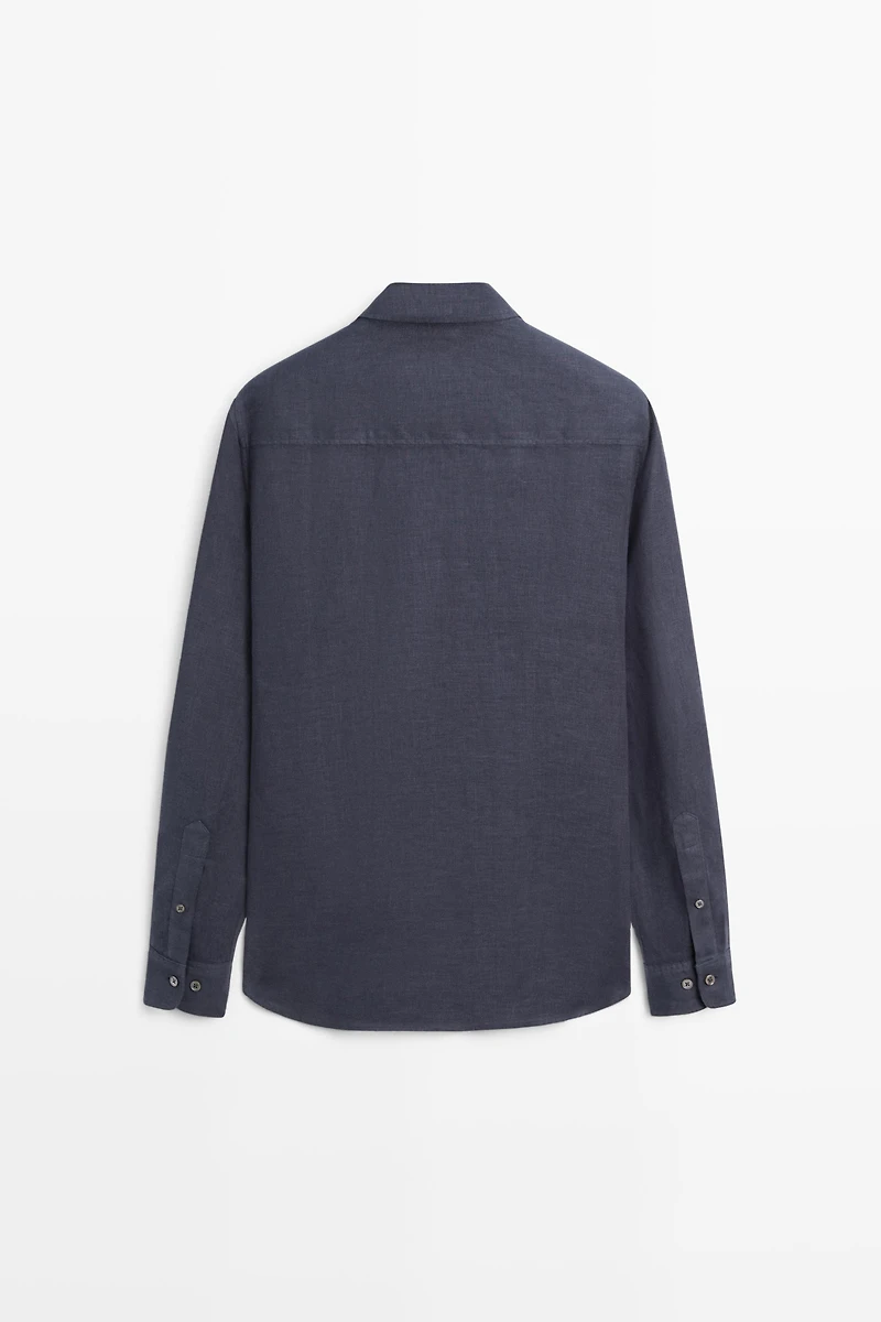 100% linen regular fit shirt