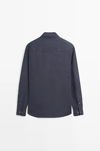 100% linen regular fit shirt