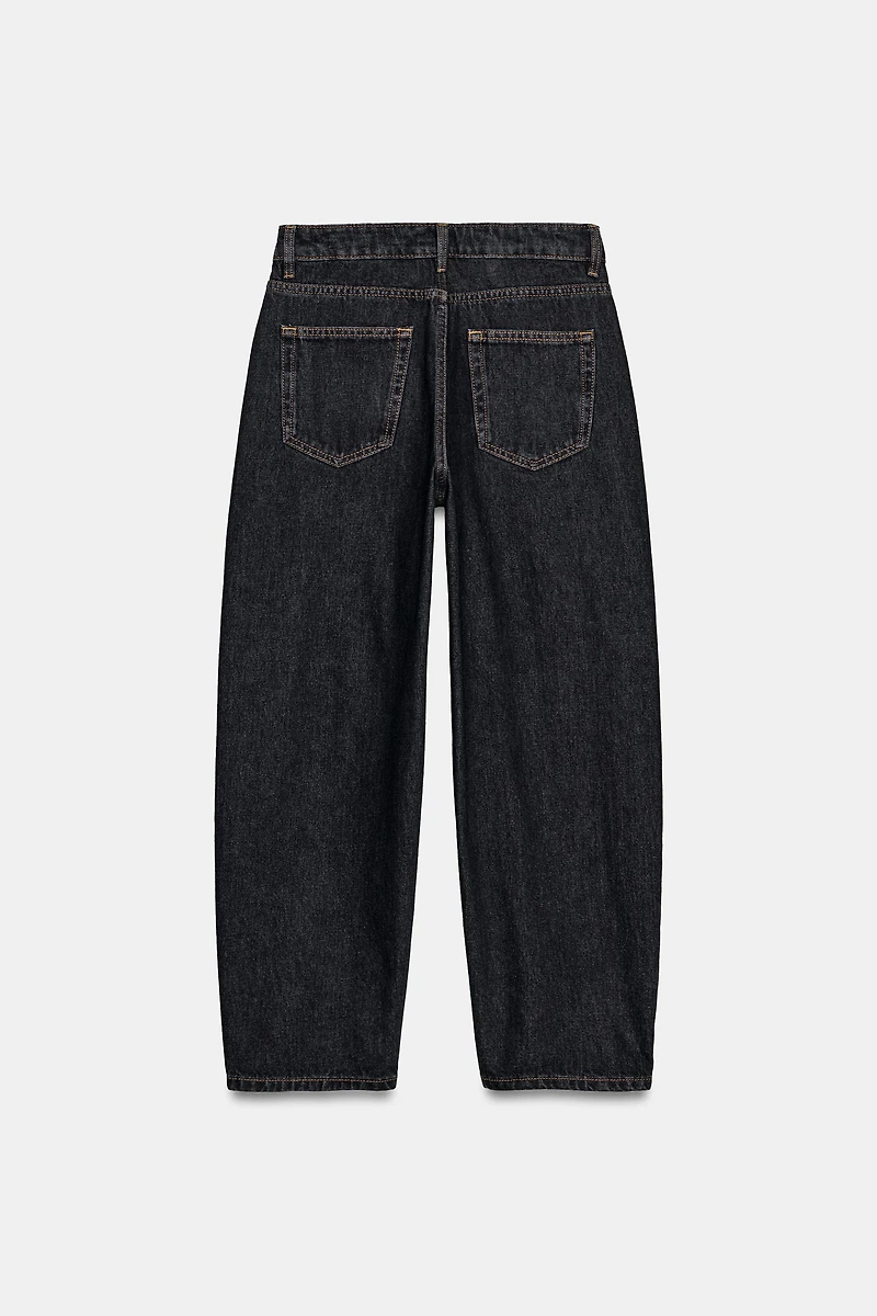 ZW COLLECTION TAPERED MID-RISE JEANS