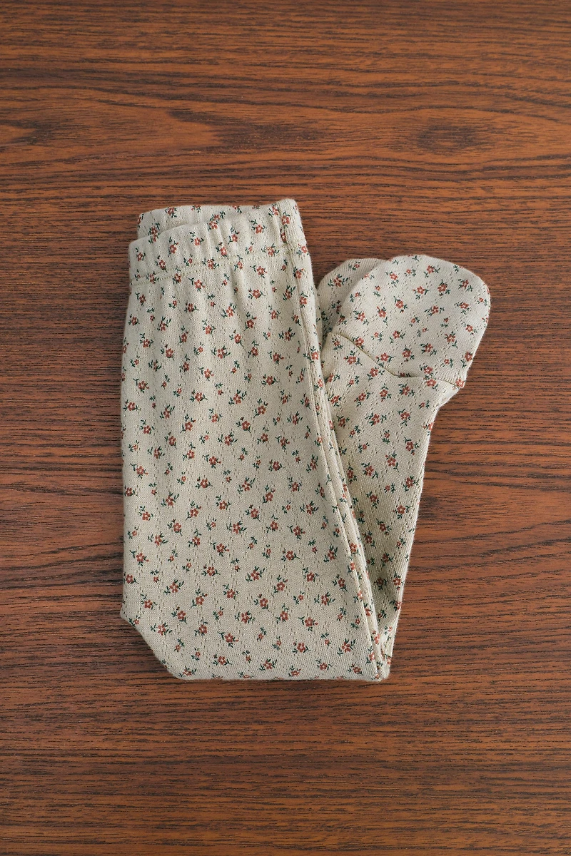 ZARA TIMELESS - LEGGING POINTELLE