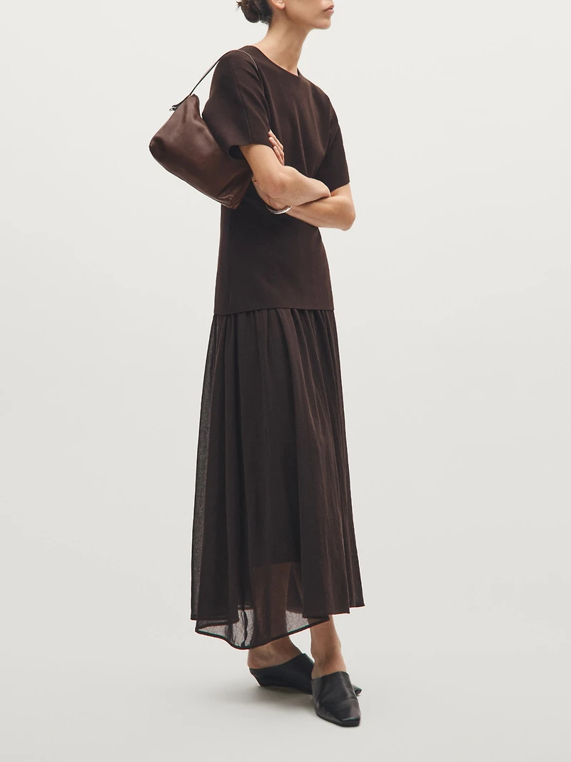 Small nappa leather bag