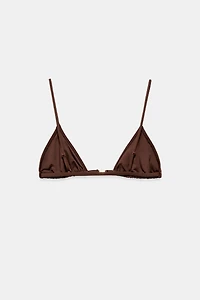 PLAIN CURTAIN BIKINI TOP