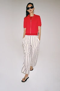 ZW COLLECTION STRIPED BALLOON PANTS