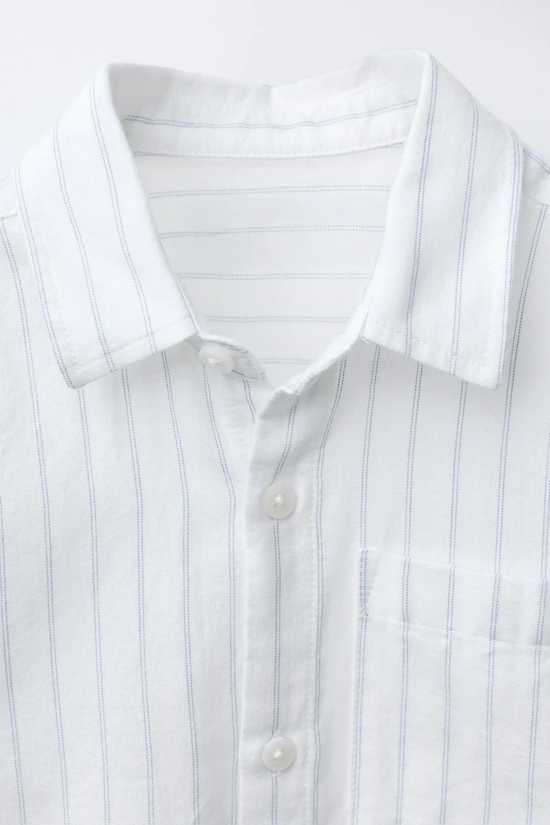 CHEMISE CHAUDE À RAYURES