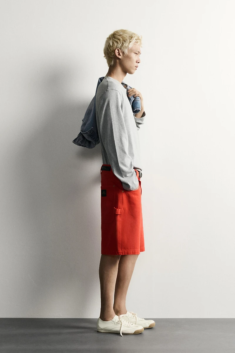 RELAXED FIT COTTON SHORTS