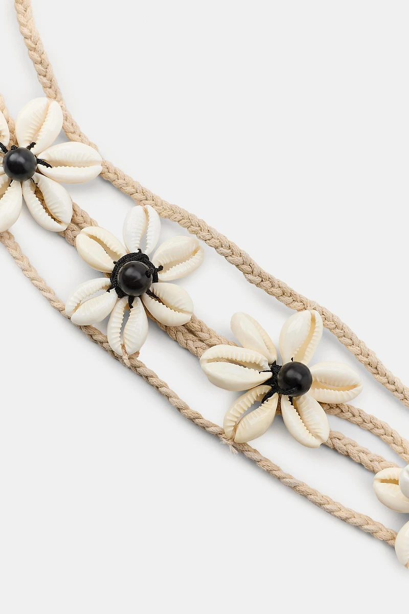 SHELL CORD BELT