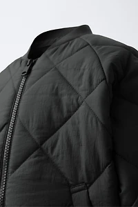 WATER REPELLENT PADDED BOMBER JACKET